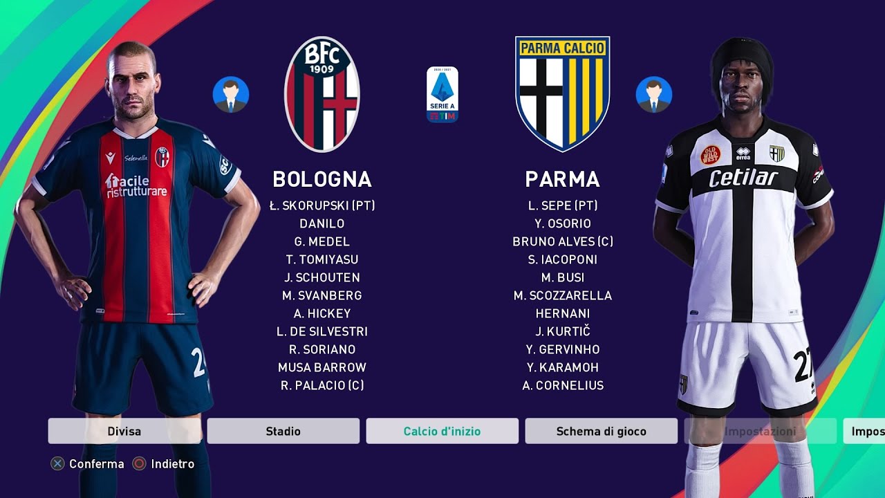 1 GIORNATA IL DERBY EMILIANO VIENE VINTO DAL PARMA