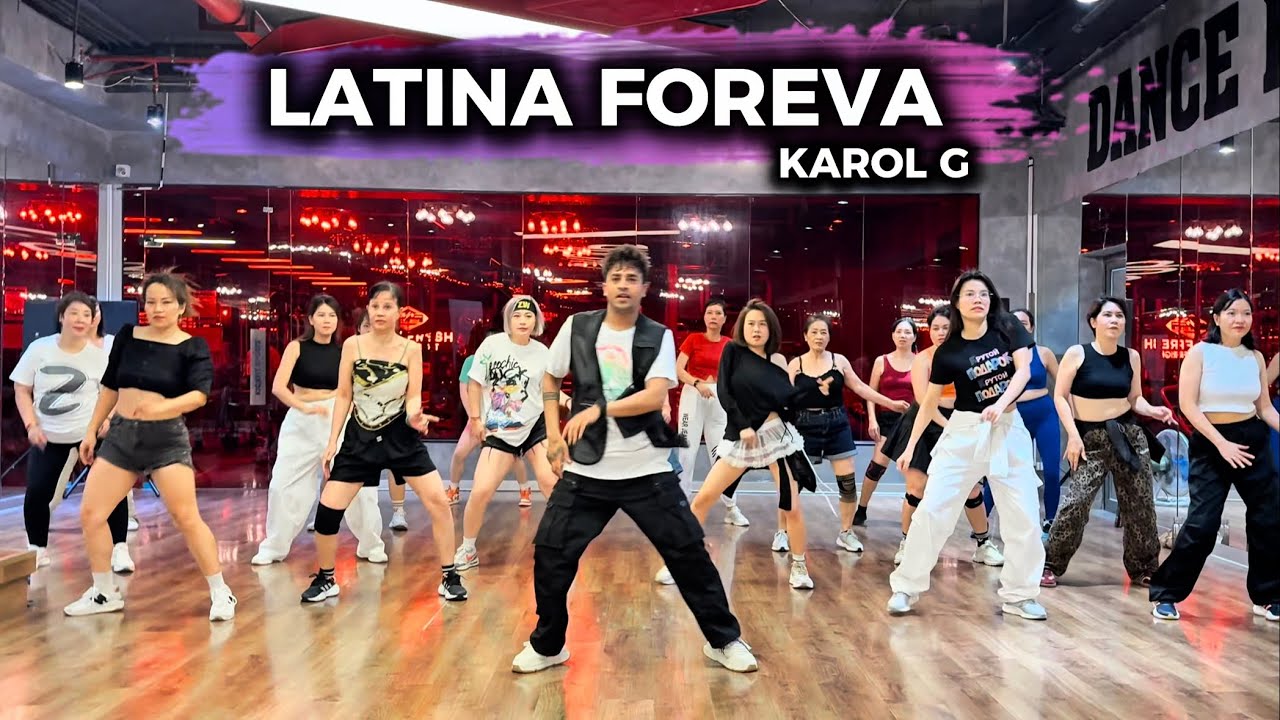 LATINA FOREVA - KAROL G | Reggaeton Zumba | Happy Mehra Choreography