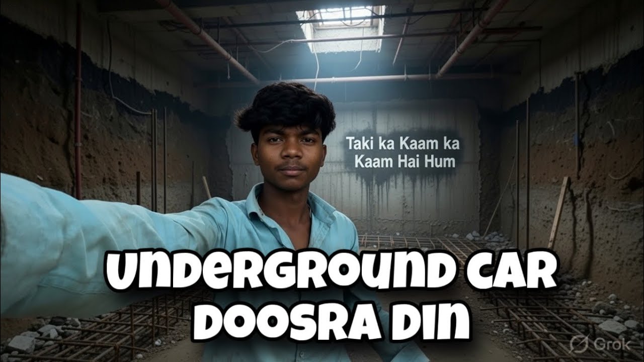 Underground car doosra Din|Taki ka Kaam 🧑‍🏭 