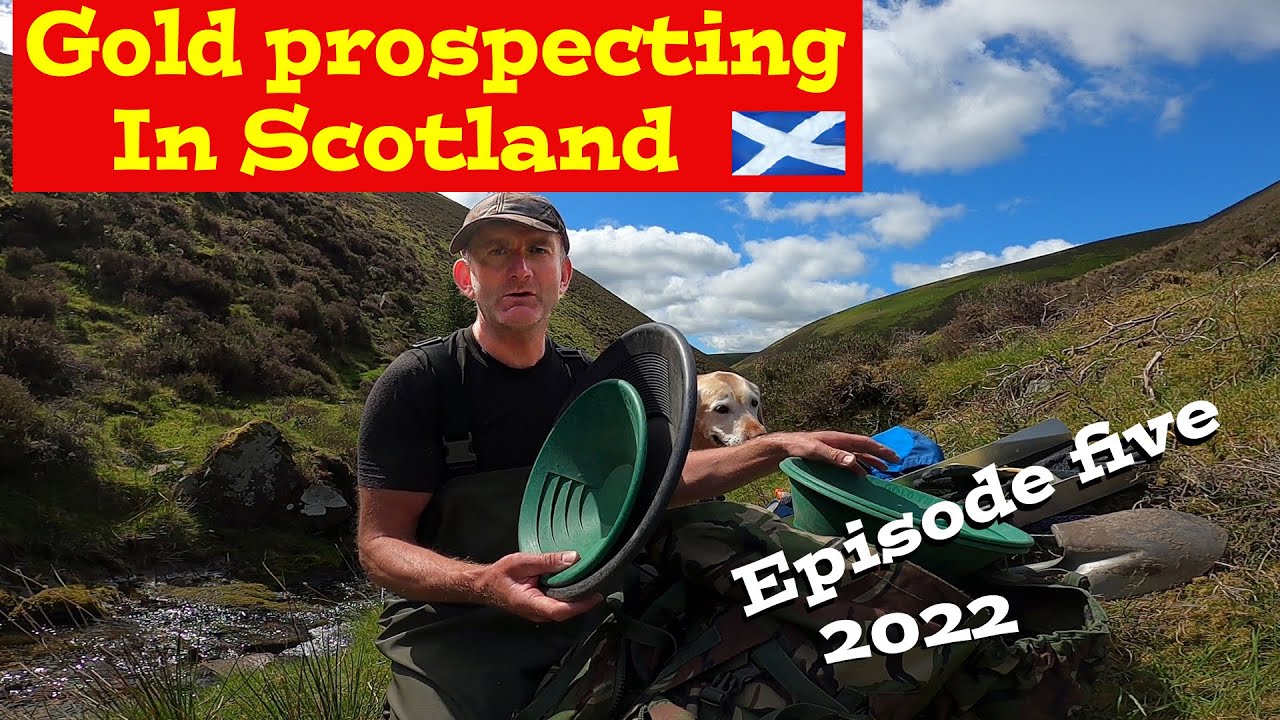 Gold Panning in Scotland - Gold Rush UK 2022 #goldrush #goldprospecting  #wildcamping