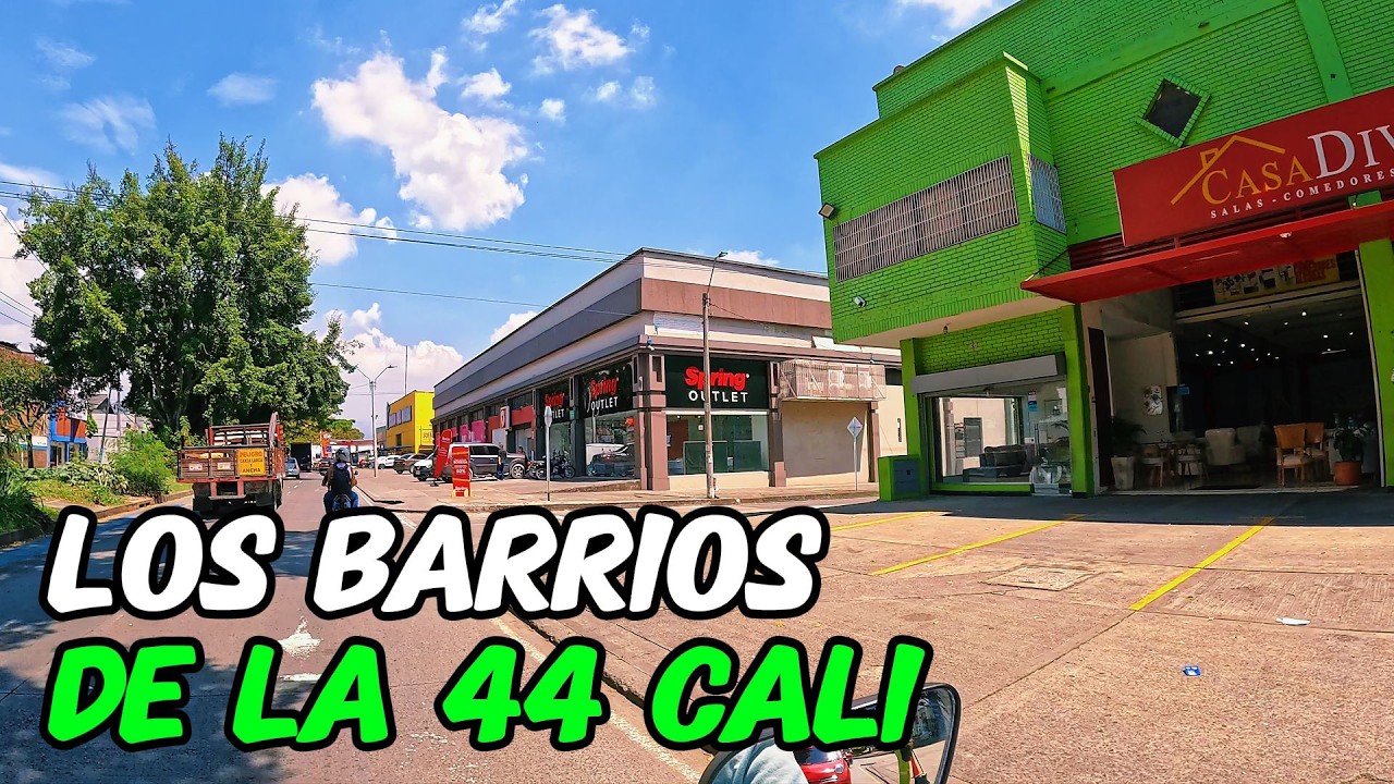Atravesando otra IMPORTANTE VÍA de cali y sus BARRIOS