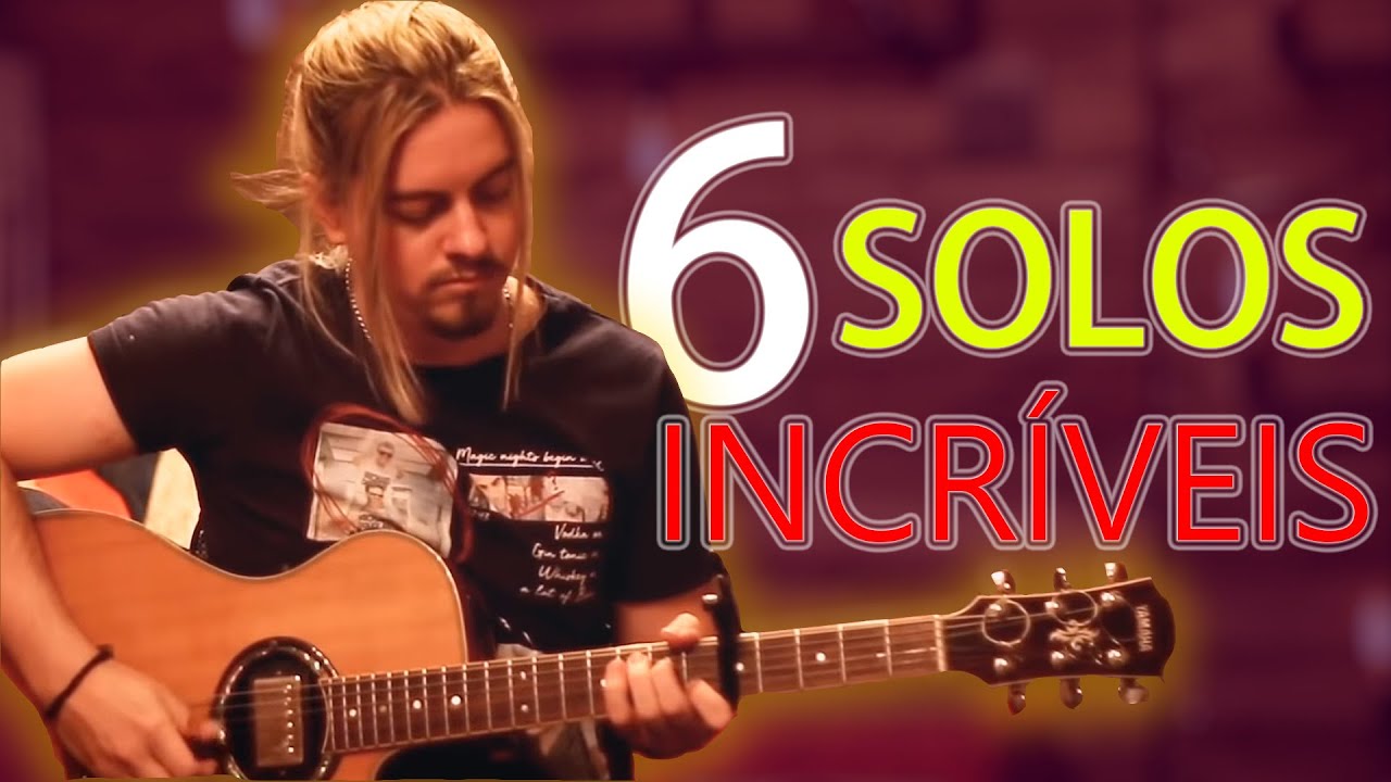 6 Solos INCRÍVEIS do Gusttavo Lima por Reinaldo Meirelles