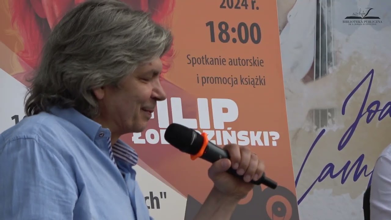 Wieczór autorski Filipa Łobodzińskiego.