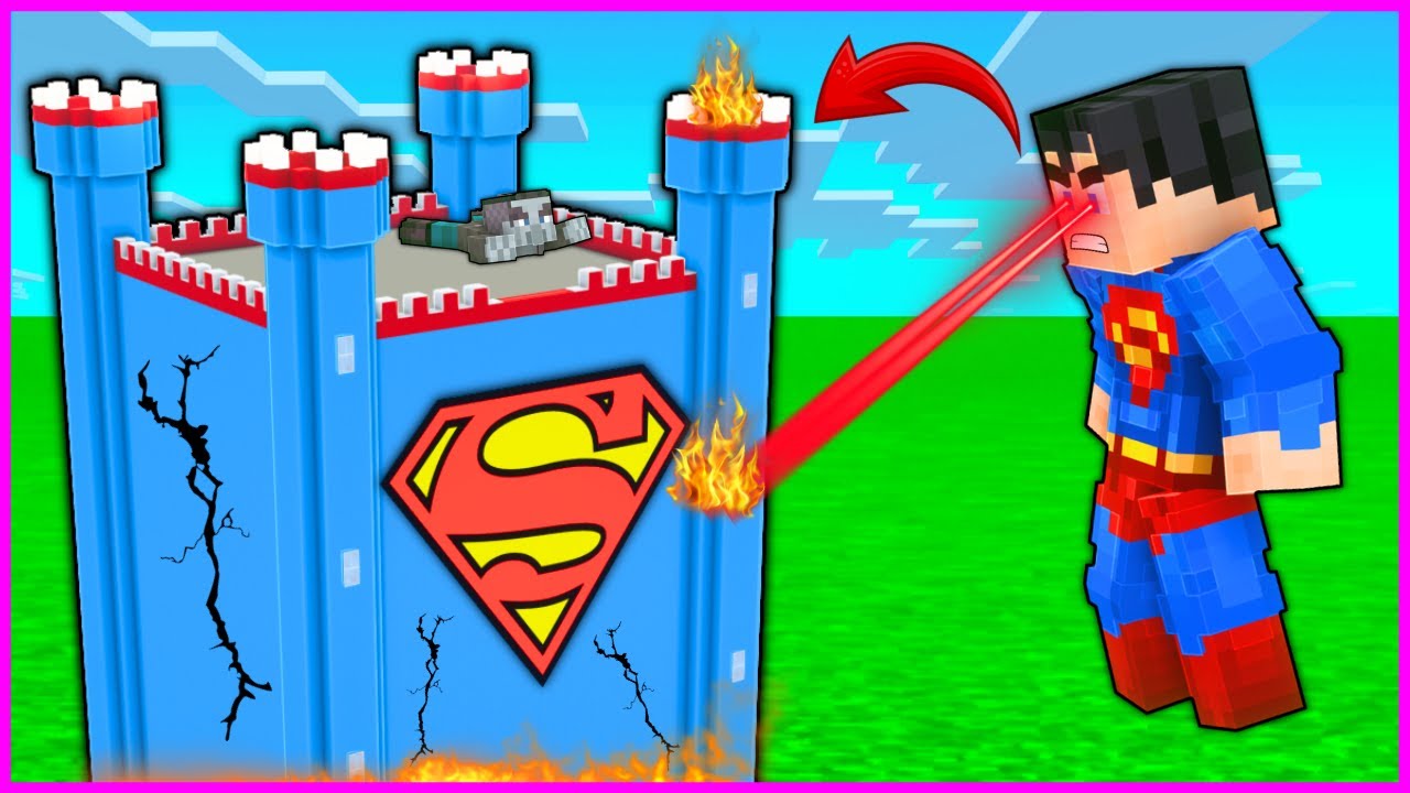 SÜPERMAN DEV KULEYİ ELE GEÇİRDİ! 💥😱 (Minecraft)