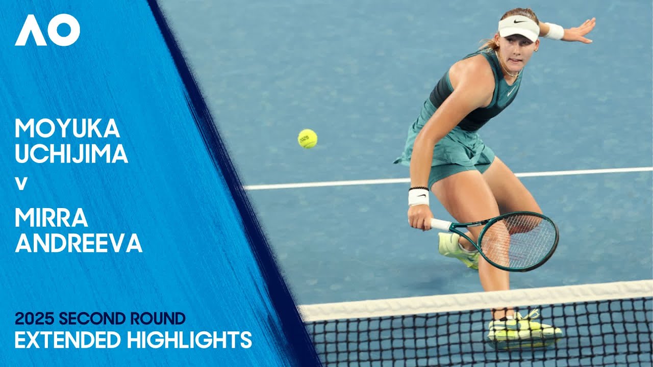 Moyuka Uchijima v Mirra Andreeva Extended Highlights | Australian Open 2025 Second Round