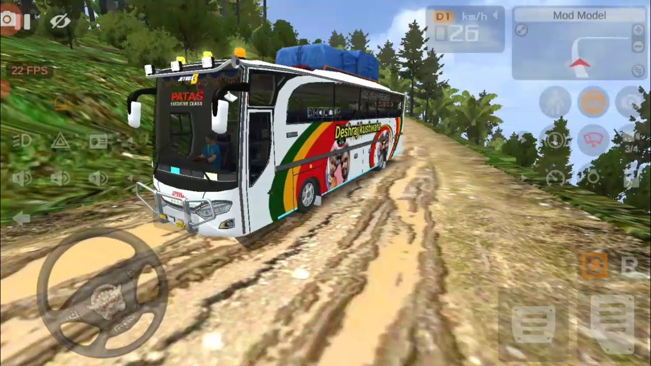 New Offroad Bus Driving Simulator 2026 - Indian Bus Driving 3D - Bus Game Andriod Gameplay