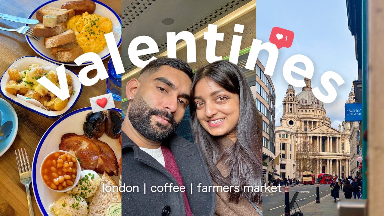 valentines day in London | farmers market, wine bar, & food 🤍🍷