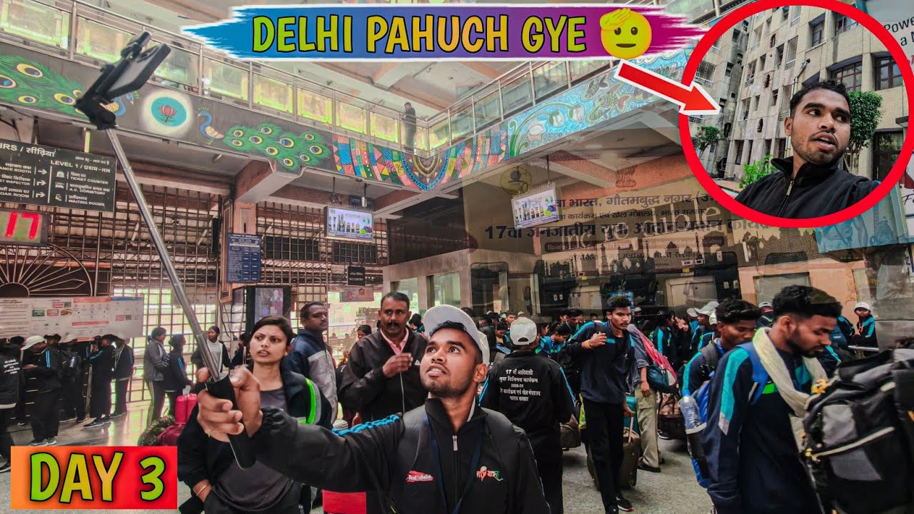 DELHI PAHUCH GYE 🫡 |  APNA ROOM 💪🏻GNIOT UP  | DAY 3  | NYKS