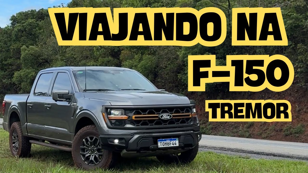 Rodando 400km na F-150 TREMOR 5.0 V8 de 405cv