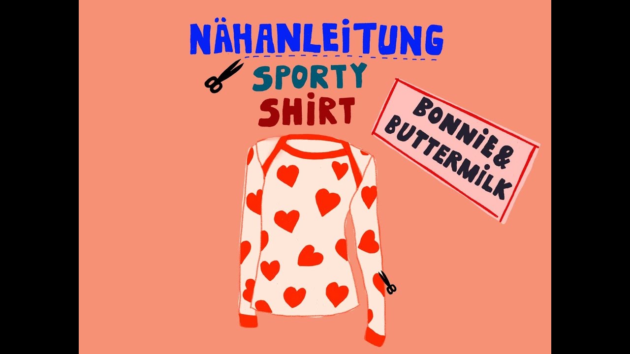 Nähanleitung für das Bonnie & Buttermilk Sporty Oberteil