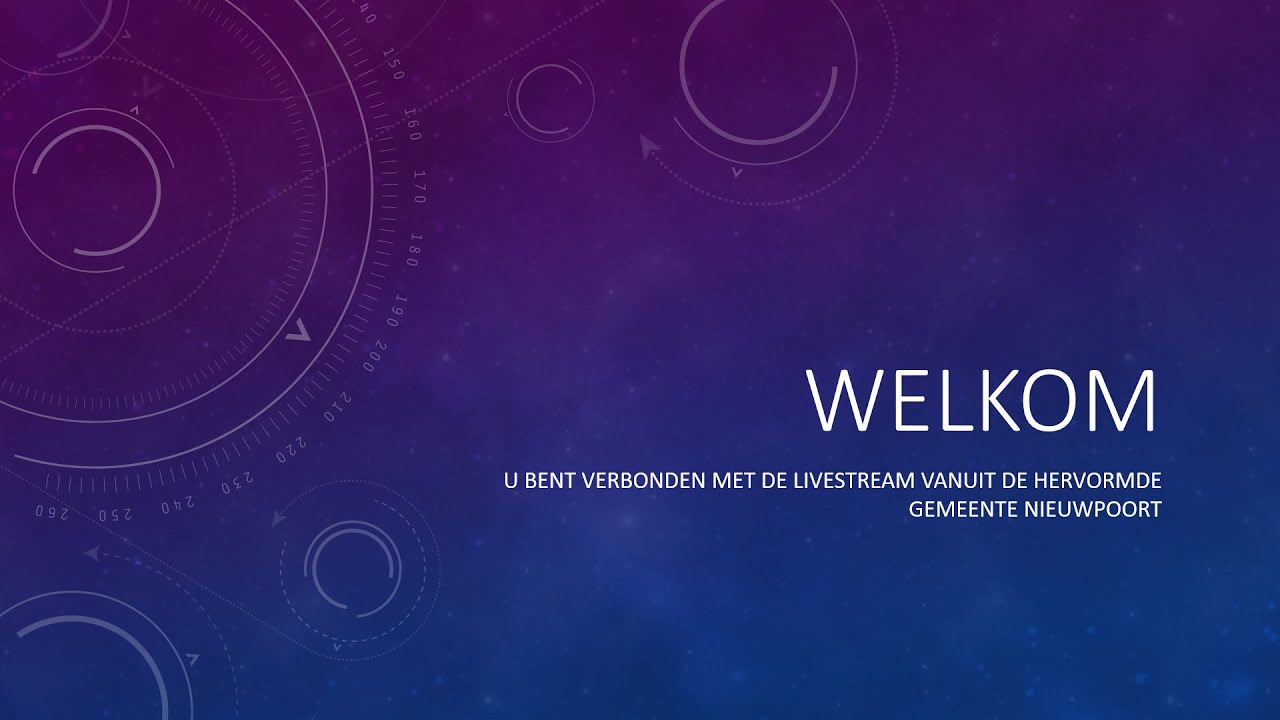 Hervormde gemeente Nieuwpoort - Gebedsdienst Matthias van den Berg - 7-5-2026 - 20:00