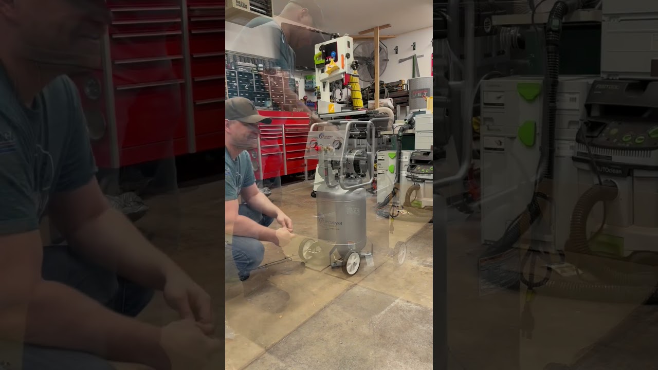 Quietest air compressor @californiaairtools