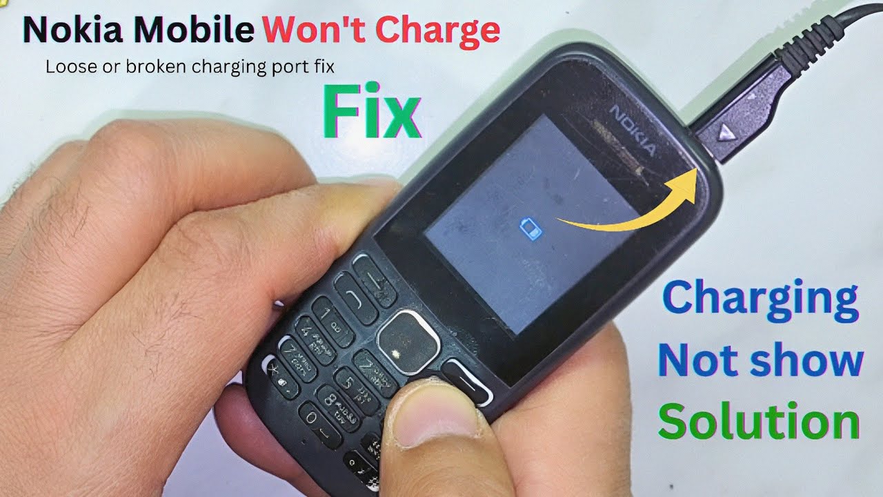 Nokia Mobile Won't Charge Fix / Nokia 105 Charging Problem Solution