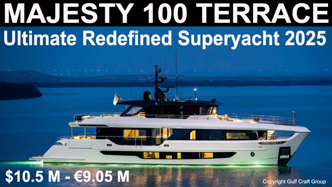 Majesty 100 Terrace Yacht — новый взгляд на тур по суперъяхтам