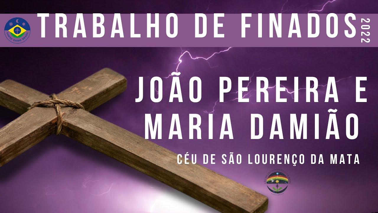 ✨ Trabalho de Finados - João Pereira e  Maria Damião (CSLM) Recife-PE✨