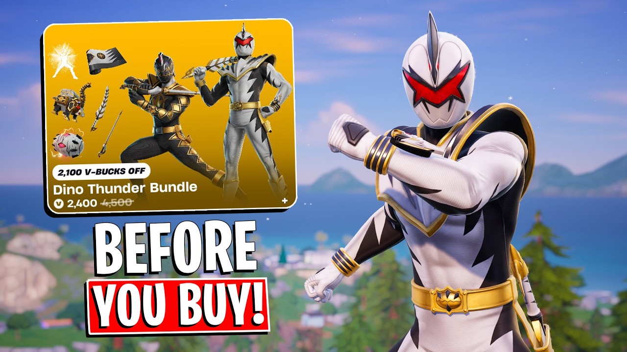 Набор Dino Thunder | Могучие рейнджеры x Fortnite!