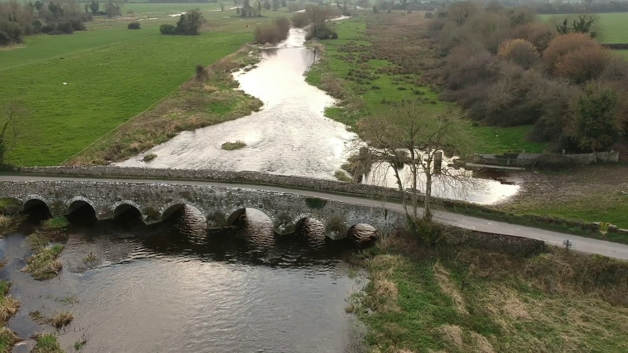 The beautiful countryside of North Tipperary from the air.