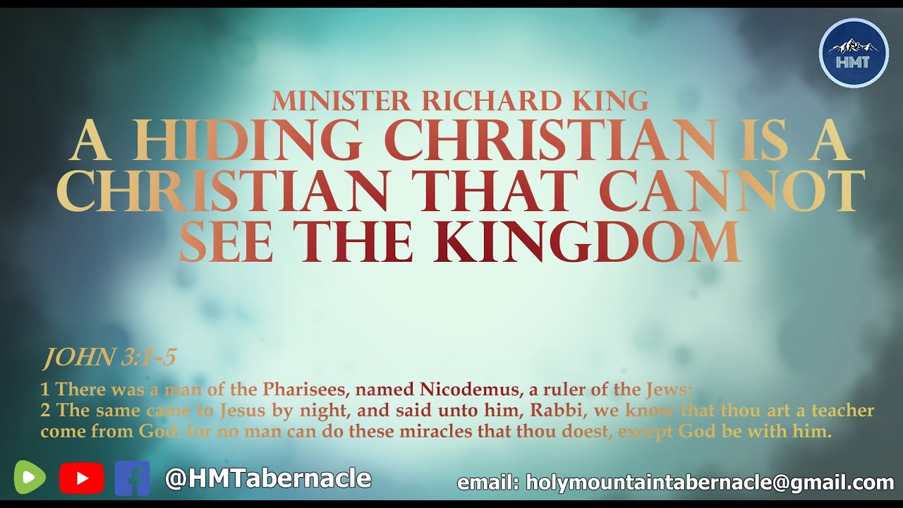 MINISTER RICHARD KING - PROVIDER, PROTECTOR, GOD WILL GIVE BEYOND WHAT YOU KN