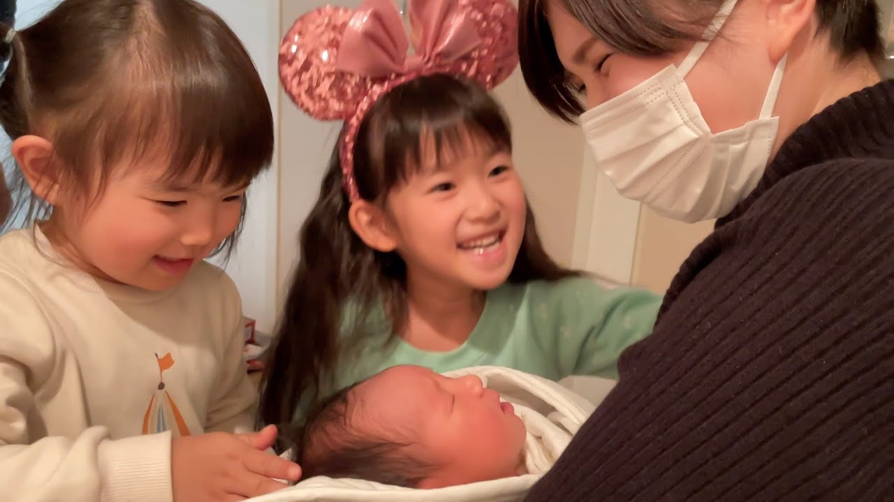 感動の初対面！３姉妹が揃いました！