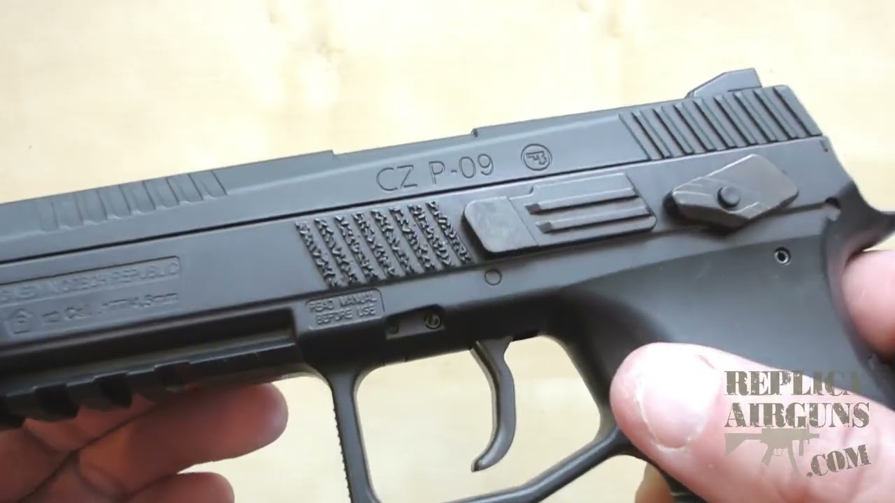 ASG CZ P-09 Duty CO2 Blowback Pellet - BB Pistol Table Top Review