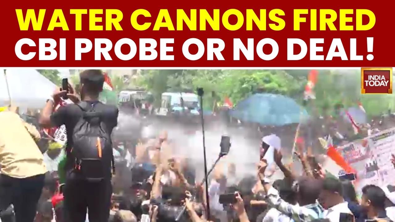 Jharkhand Assembly Protest: Students Demand CGL Cancellation, CBI Probe Amid Water Cannons