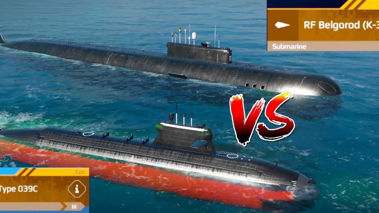CN Type 039C Vs RF Belgorod Modern Warships