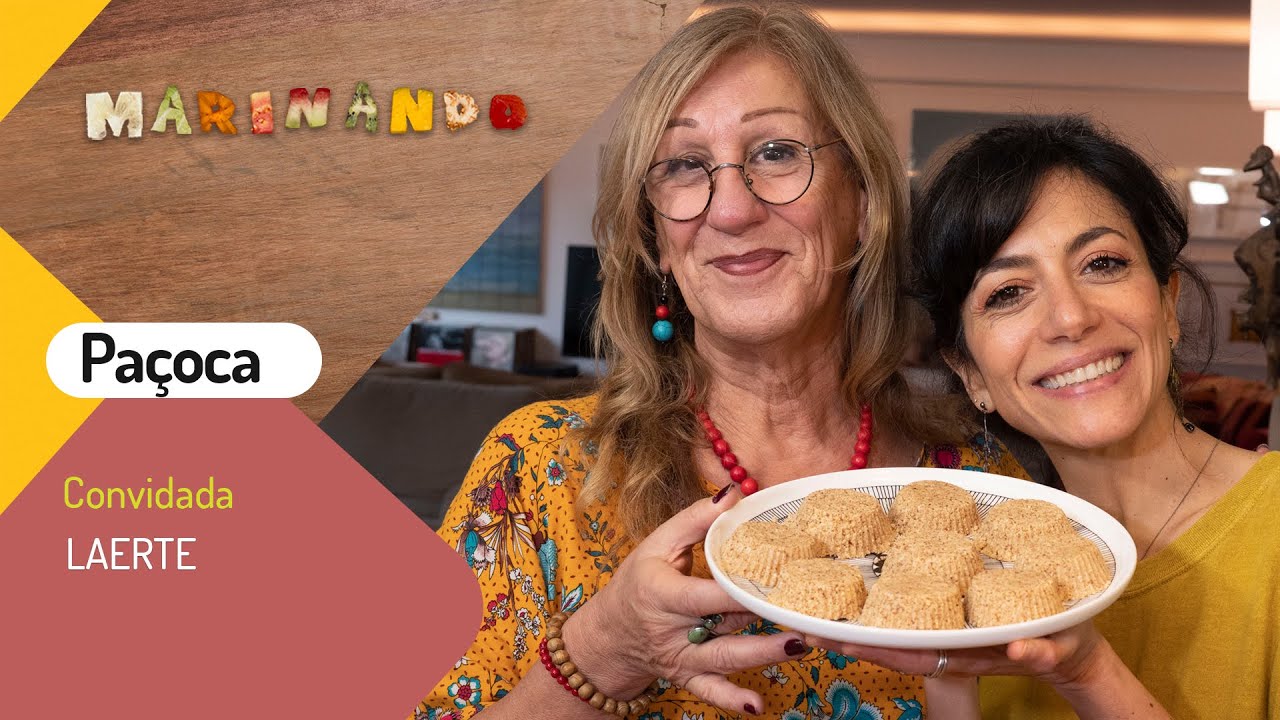 MARINA PERSON E LAERTE PREPARAM RECEITA DE PAÇOCA MAIS SAUDÁVEL | #MARINANDO