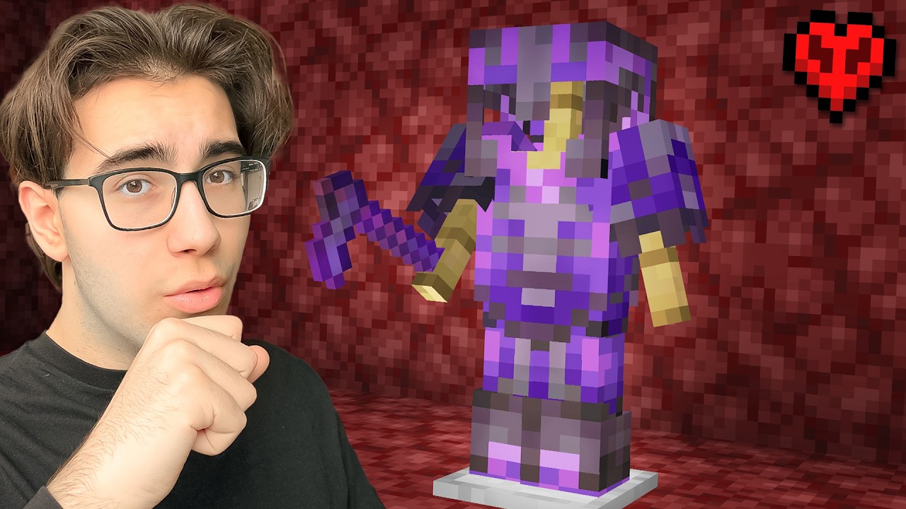 Így Szerezz VÉGTELEN Netheriteot Hardcore Minecraftban!