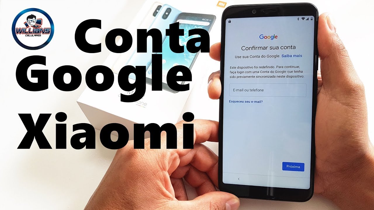 Conta Google Xiaomi Mi A2, A2 Lite,  Desbloquear e Restaurar