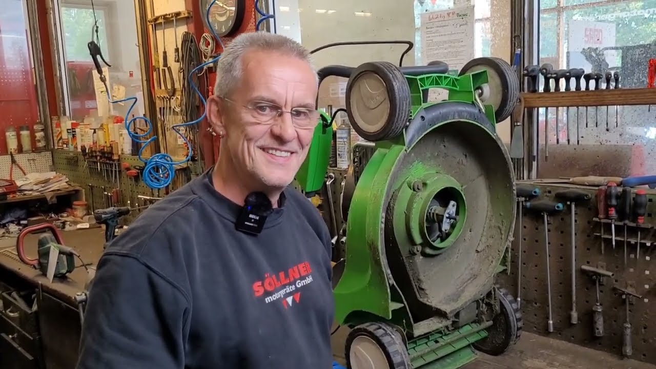 In Stein gemäht. Rasenmäher vibriert und klappert! Was ist kaputt? Wir zeigen es dir!