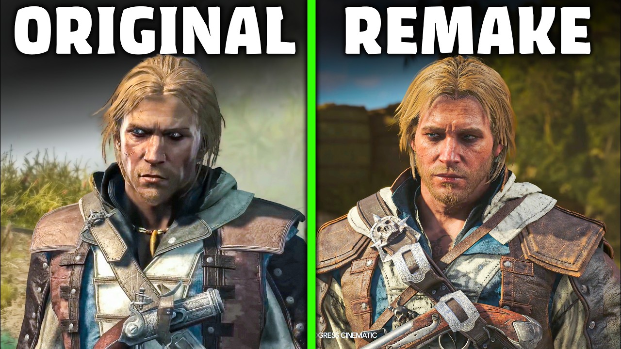 A Complete Side-by-Side Comparison of the Black Flag Remake