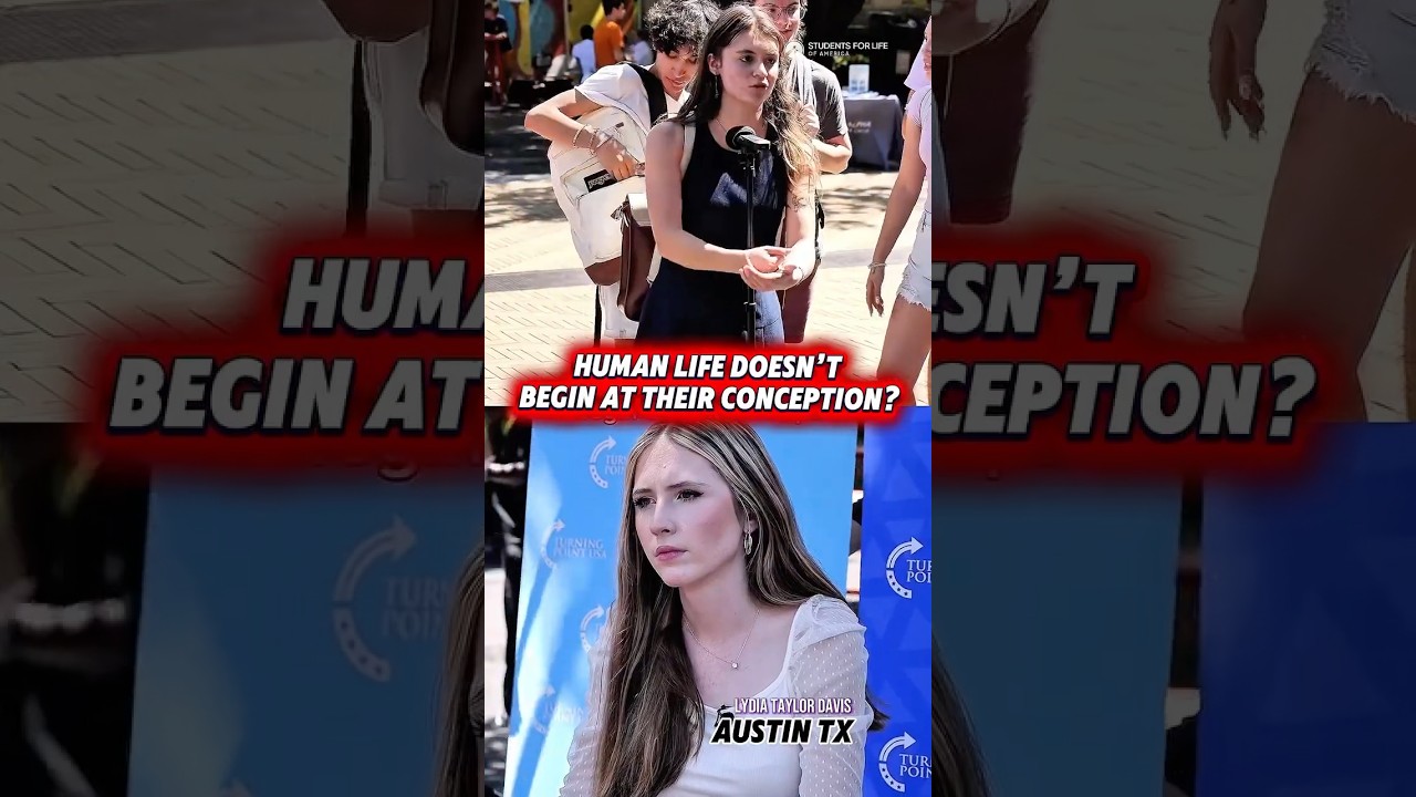 She Didn't Even Know How To Respond To This Pro-Life Argument&hellip; | Lydia Taylor Davis | UT Austin