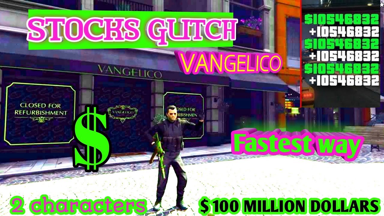 Gta 5 $100 Million dollar Stock Glitch latest ( Millions INN ) Done with  2 characters
