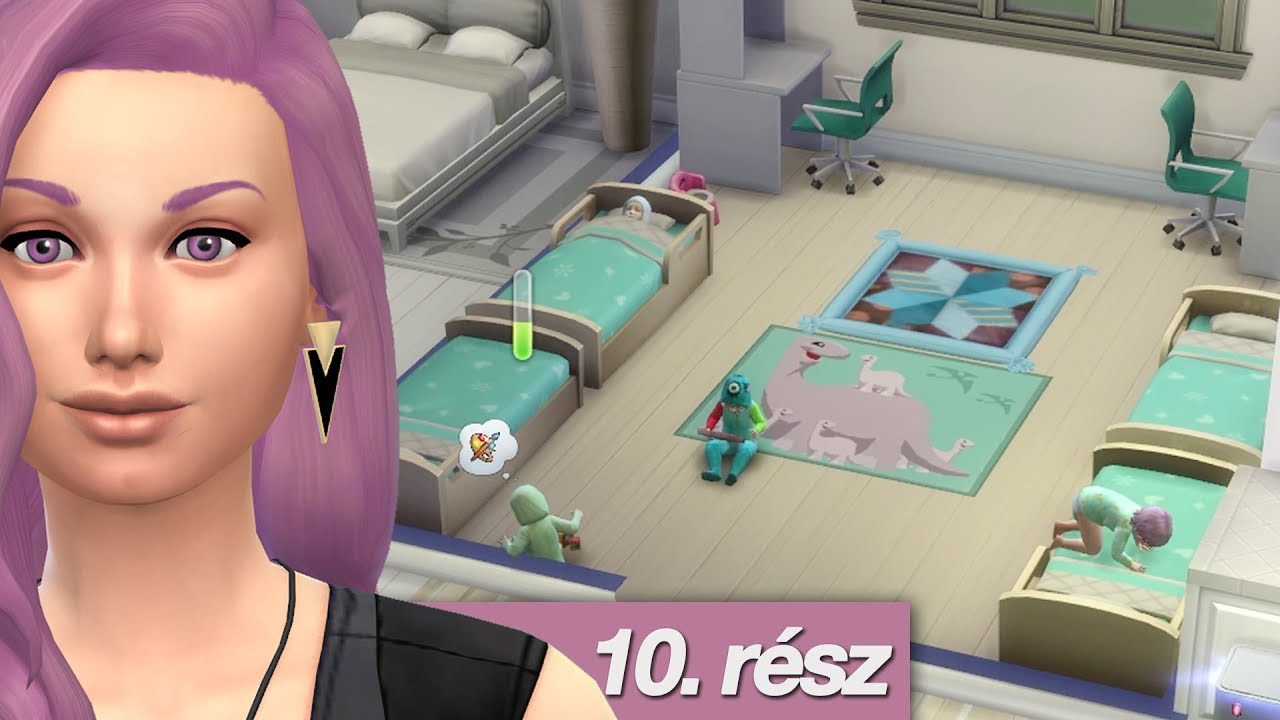 Sims 4 Tökéletes Genetika Kihívás 10. rész - 4 kétéves gyerek?!  | Csillsz Games