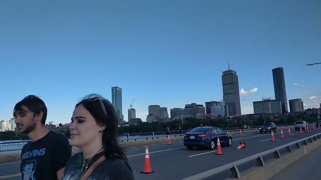 Walk in Boston (Harvard Bridge and 