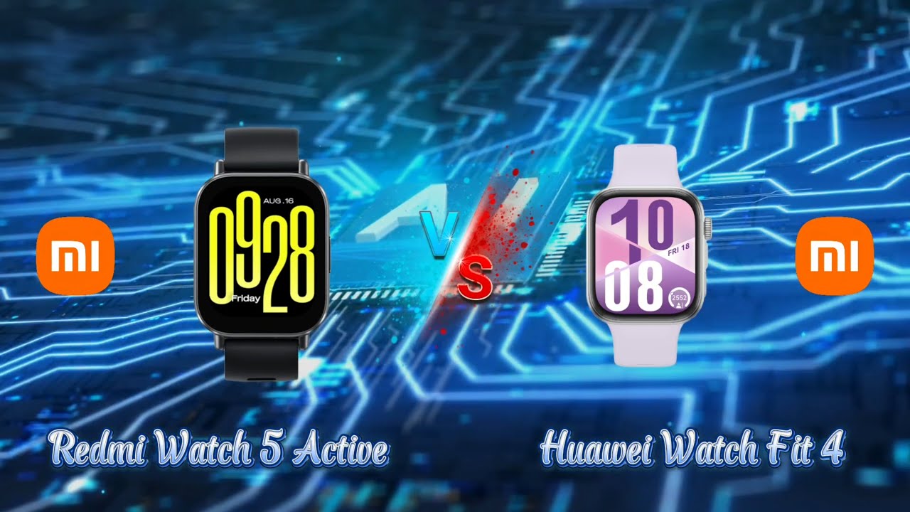 Redmi Watch 5 Active vs Huawei Watch Fit 4 - Full Specs Comparison!