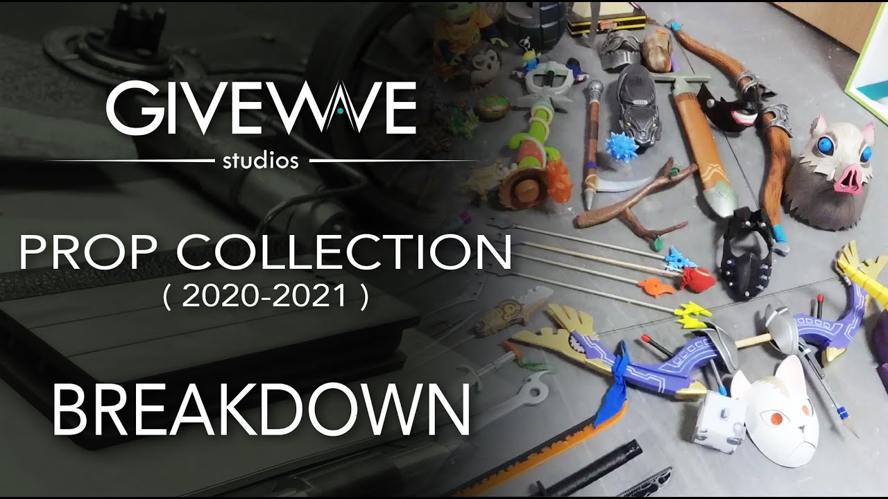 GiveWave Studios Cosplay Prop collection 2021