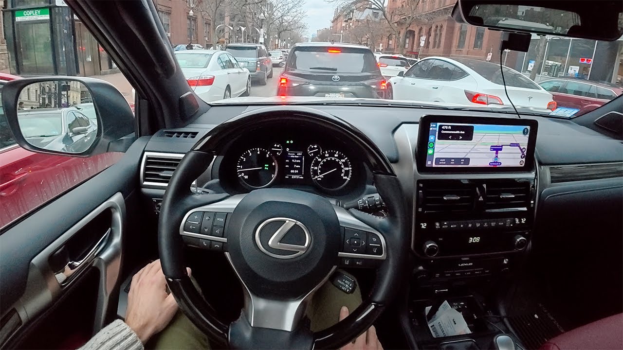 Lexus GX460 Boston Therapy Drive - Traffic Nightmare As Always (POV Binaural Audio)