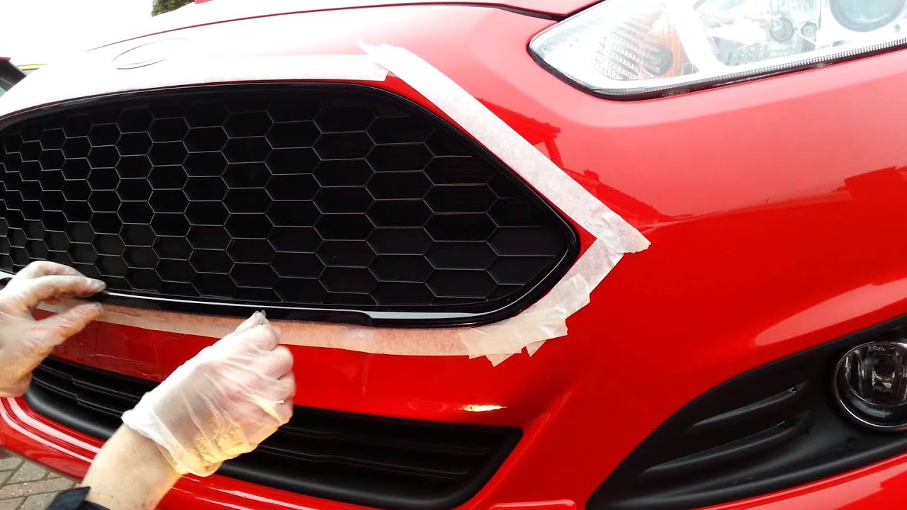 New Ford Fiesta 2013 DIY front grille replacement