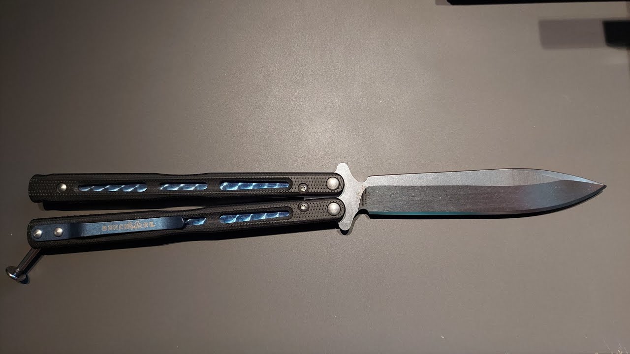 Butterfly knife cut test