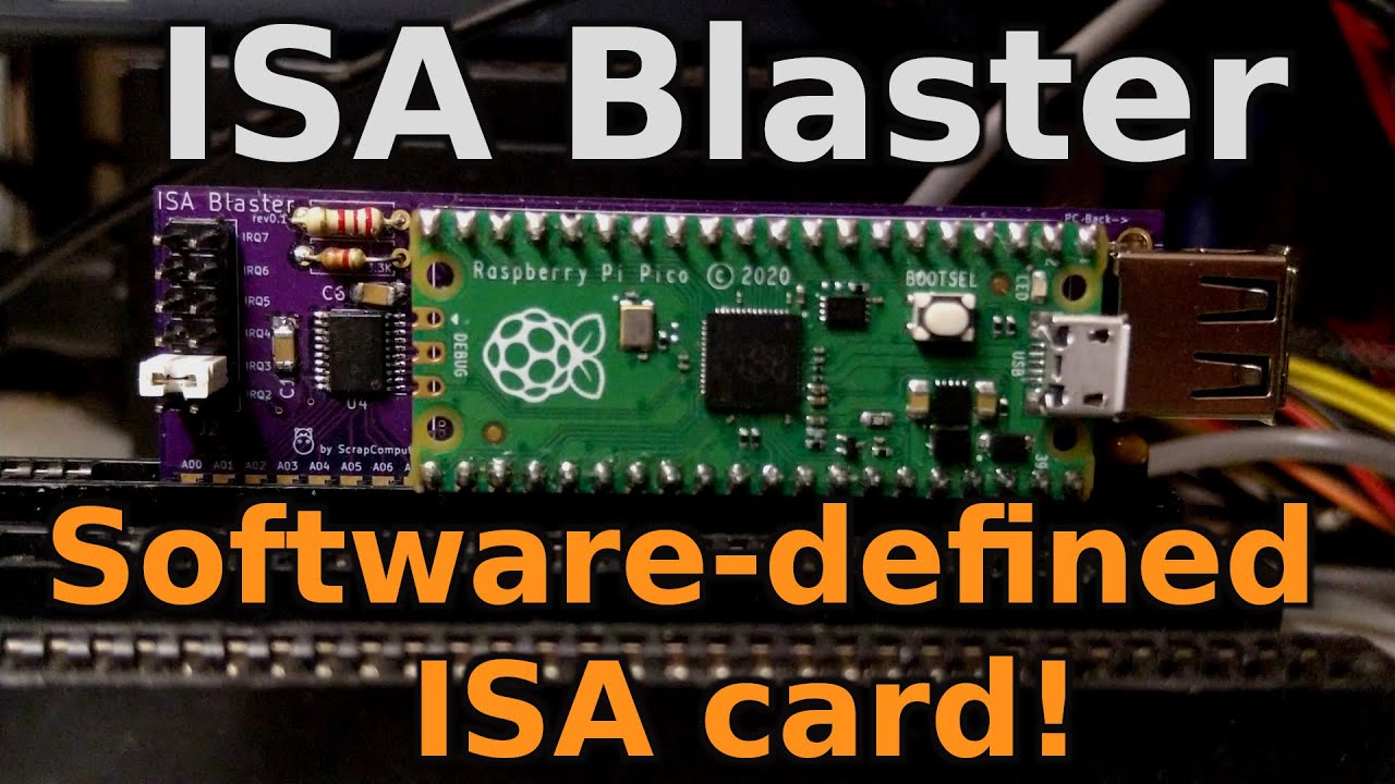 ISA Blaster: A software-defined ISA card based on a Raspberry Pi Pico (Part 1)