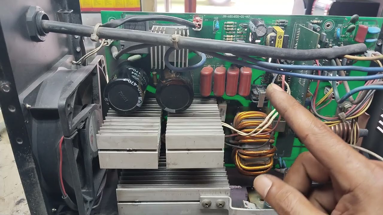 Mesin las rhino TIG-160e.mati total.ternyata cuma dioda zener 8,2v di power suplay yg rusak.