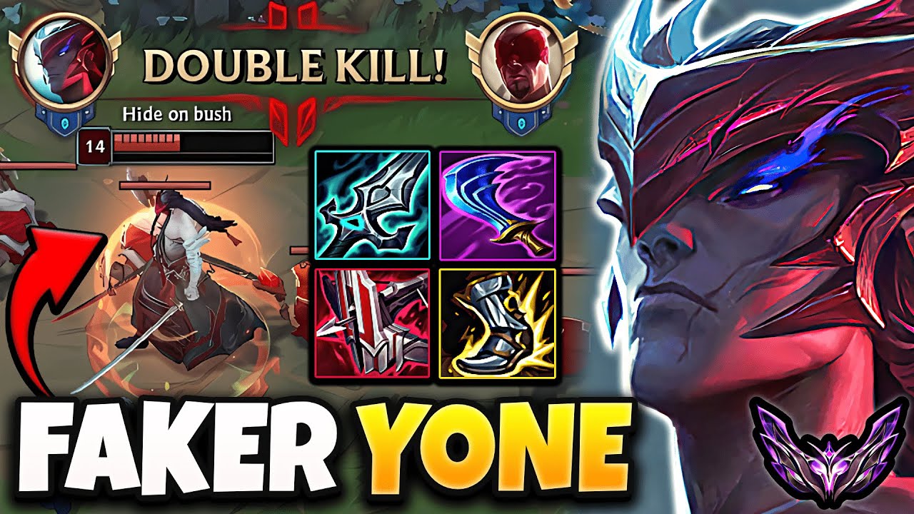 T1 Faker Yone vs Akali [ MID ] Patch 14.2 Korea Master