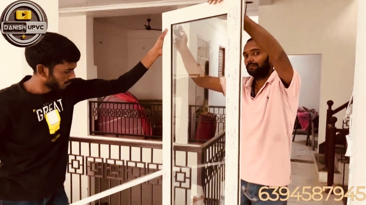 How to install uPVC windows full process?|| UPVC खिड़की या दरवाज़ा कैसे लगाएं ?
