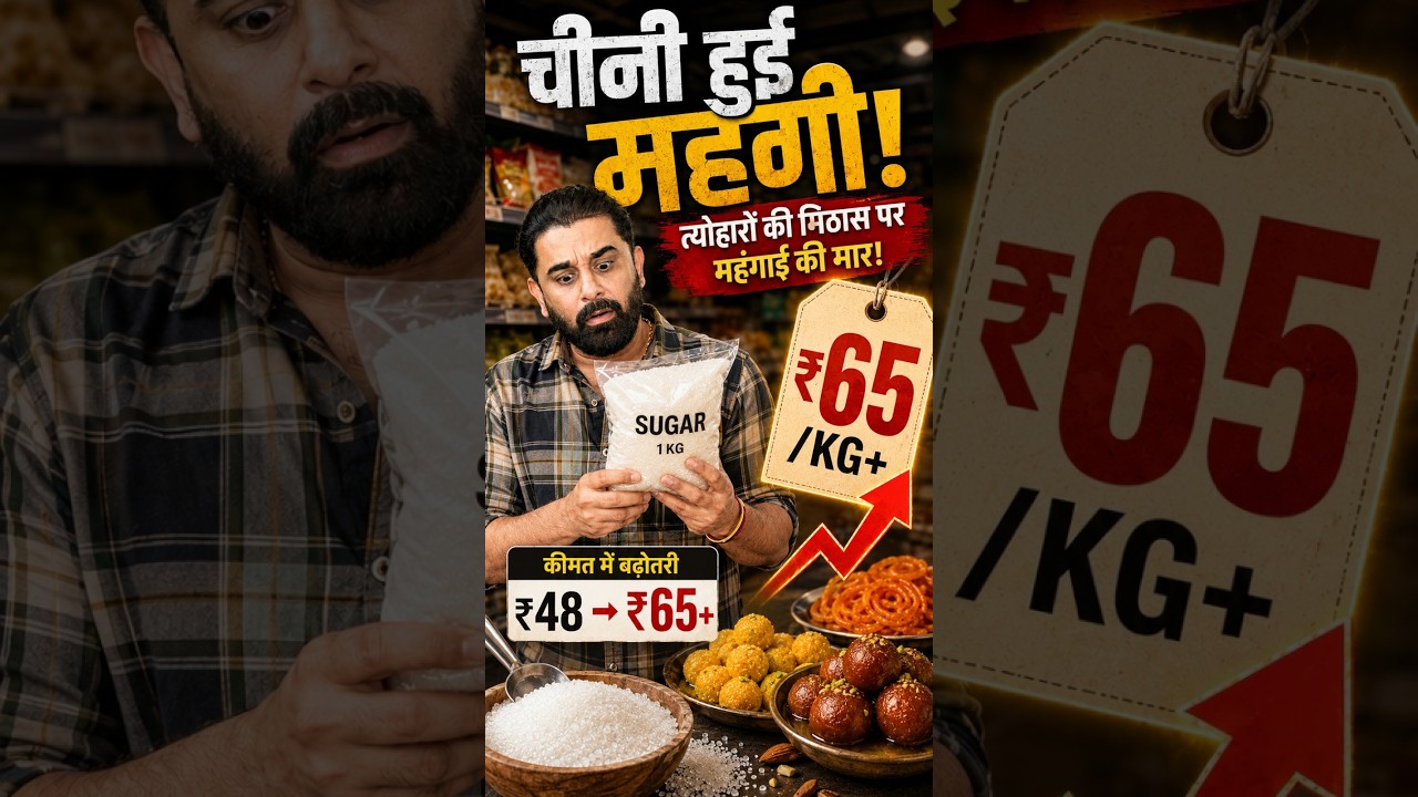 The Sugar Crisis: Why Prices Are Hitting ₹65/kg Plus.