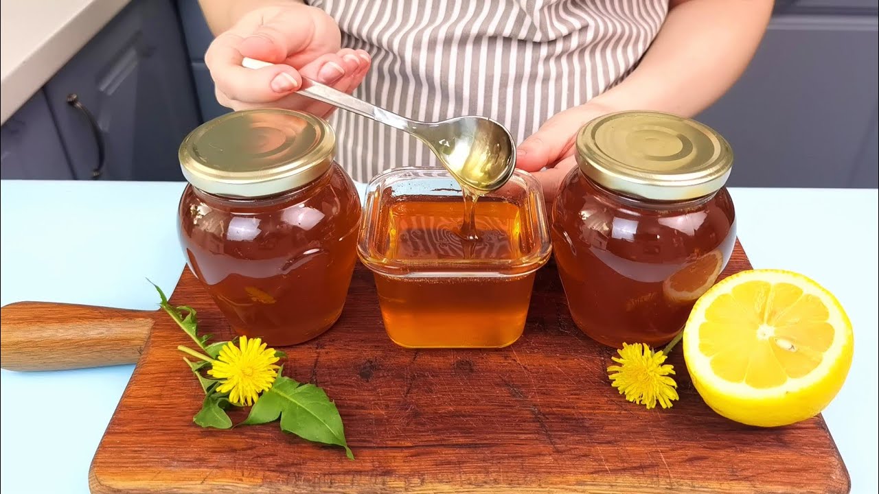Sirop de papadie concentrat, fara mult zahar! Remediu naturist cu multe beneficii pentru organism.