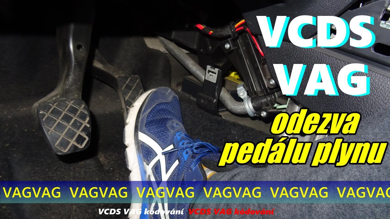 VCDS odezva plynového pedálu kódování