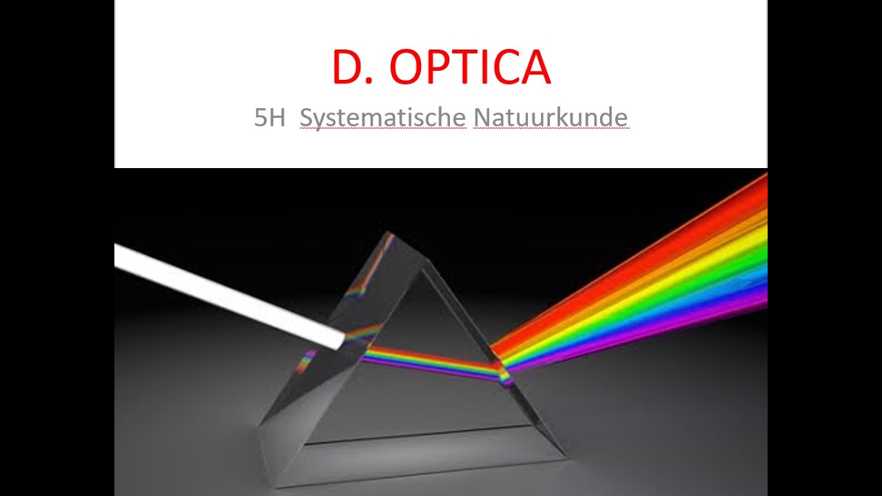 5H samenvatting katern Optica deel 1