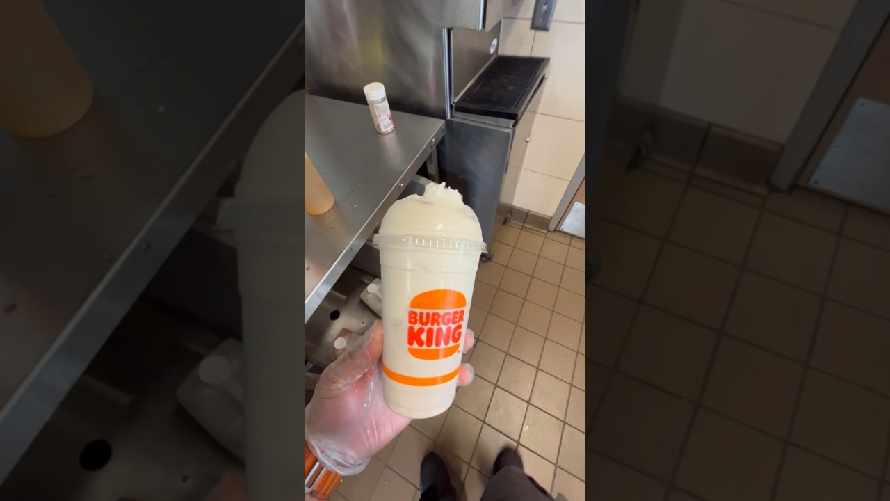 BK POV: The Burger King Oreo Milkshake #Shorts