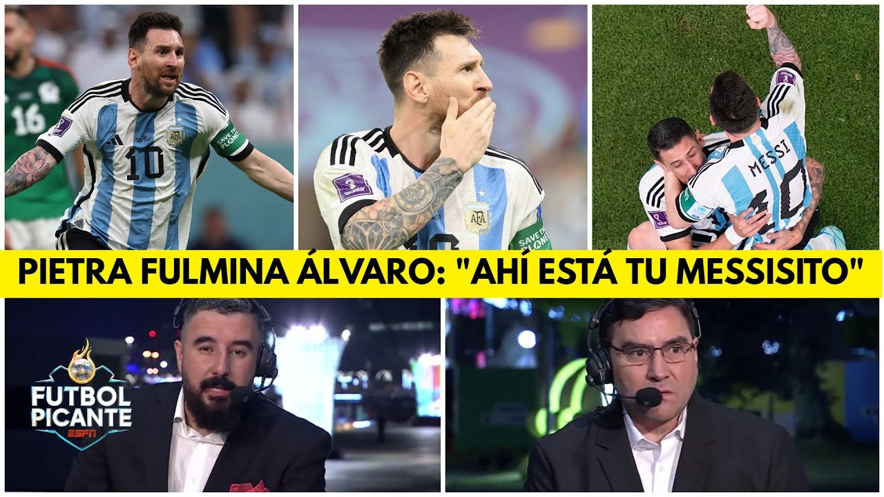 FURIOSOS ÁLVARO y PIETRA, en un DEBATE CANDENTE por la derrota de MÉXICO vs ARGENTINA│Futbol Picante